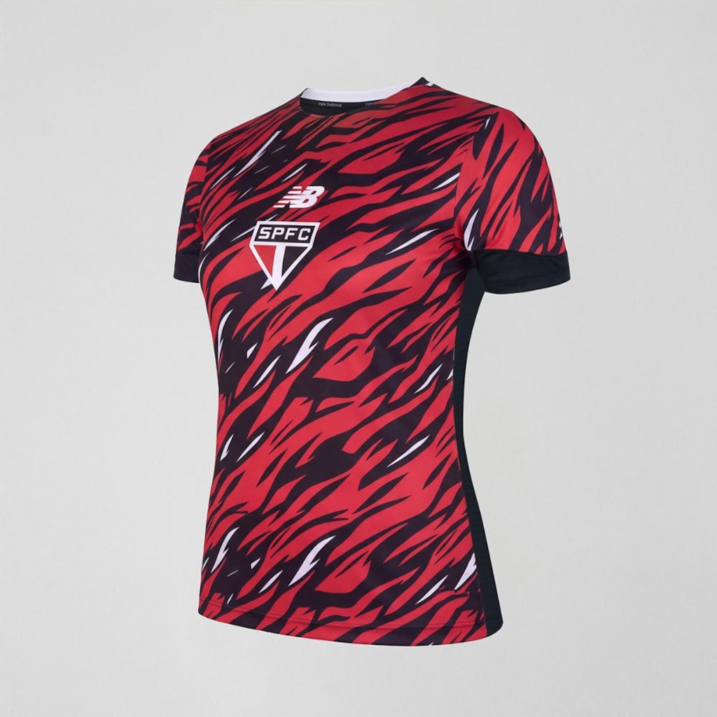 Imagem 2 do produto Camisa Pré Jogo Spfc 2026 (Clube) New Balance Feminina
