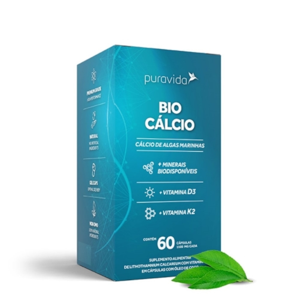 Imagem 1 do produto Bio Cálcio (60 Cápsulas) - Pura Vida