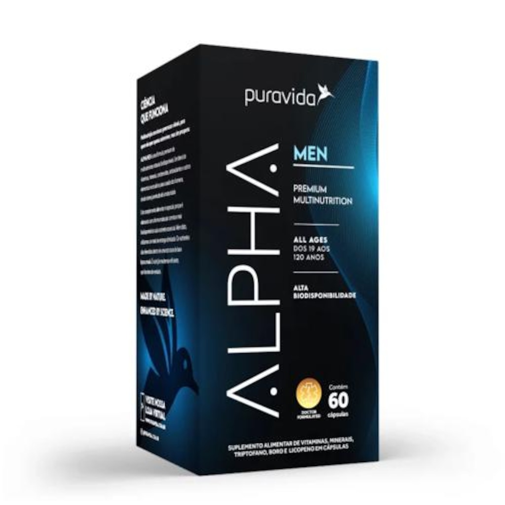 Imagem 1 do produto Alpha Men (60 Cápsulas) - Pura Vida