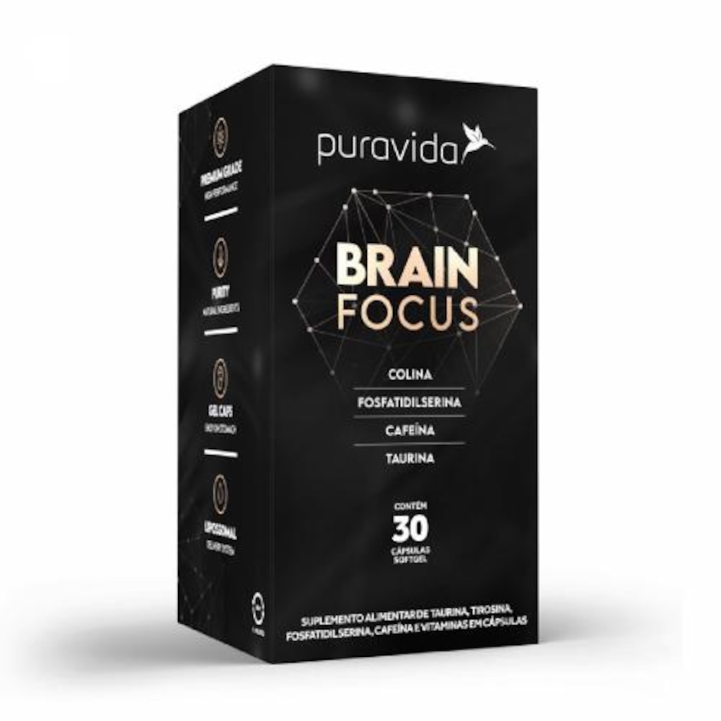 Imagem 1 do produto Brain Focus (30 Cápsulas) - Pura Vida