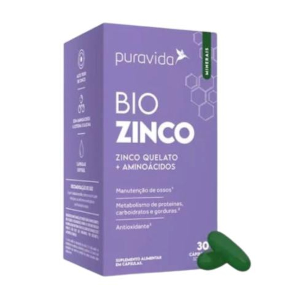 Imagem 1 do produto Bio Zinco (30 Cápsulas) - Pura Vida