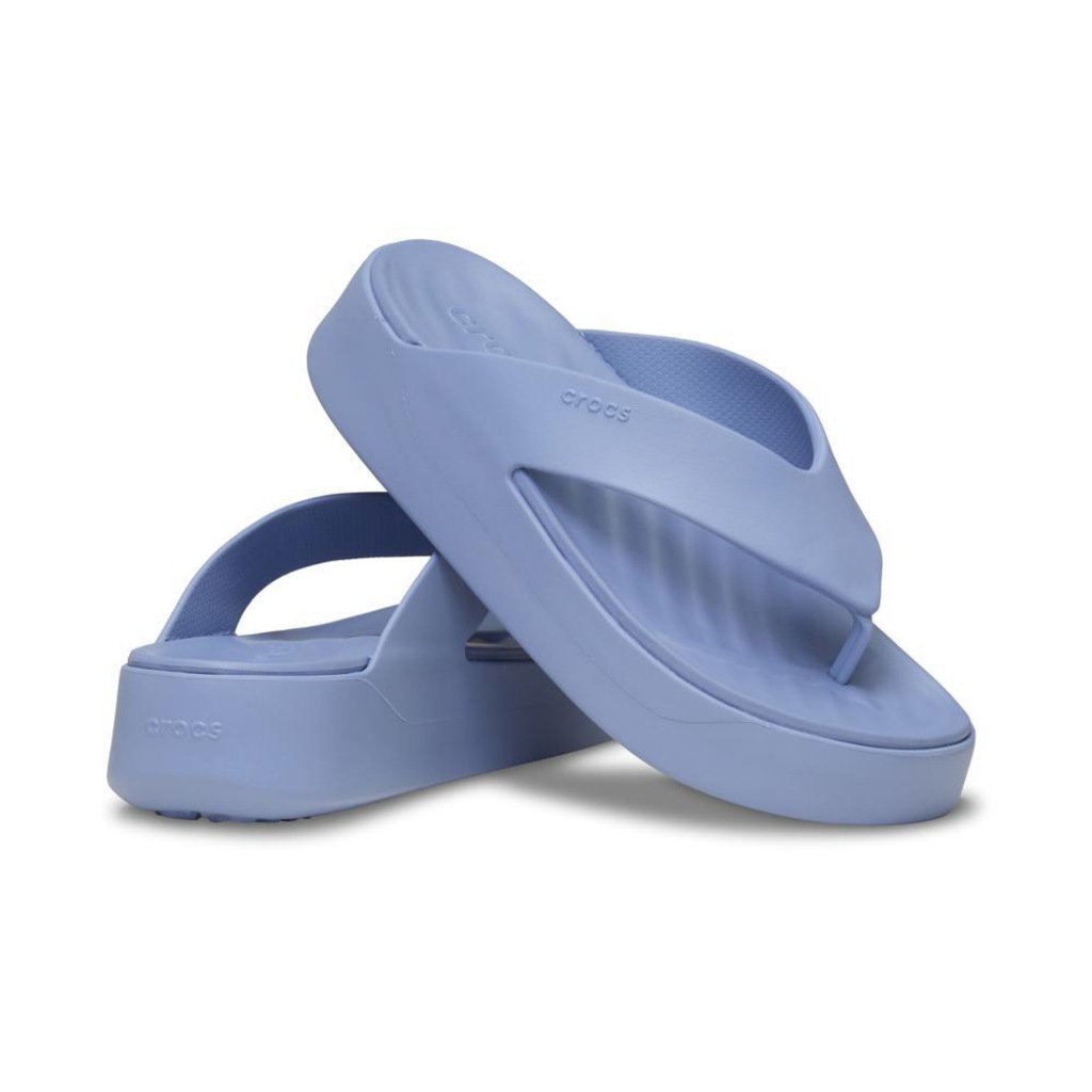 Imagem 4 do produto Sandália Crocs Getaway Plataform Flip Blue Haze - Unissex