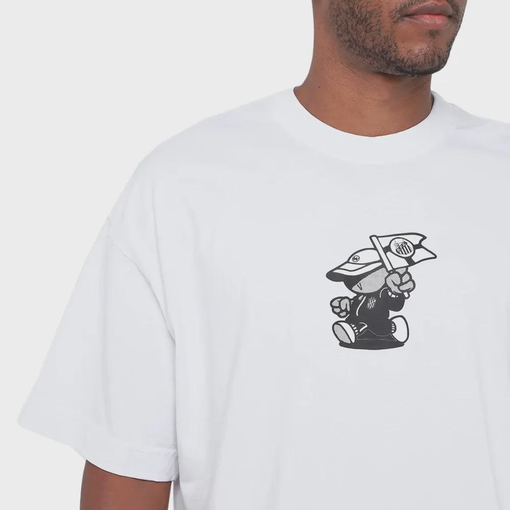 Imagem 3 do produto Camiseta do Santos Oversized Pela Bandeira Wanted Masculina