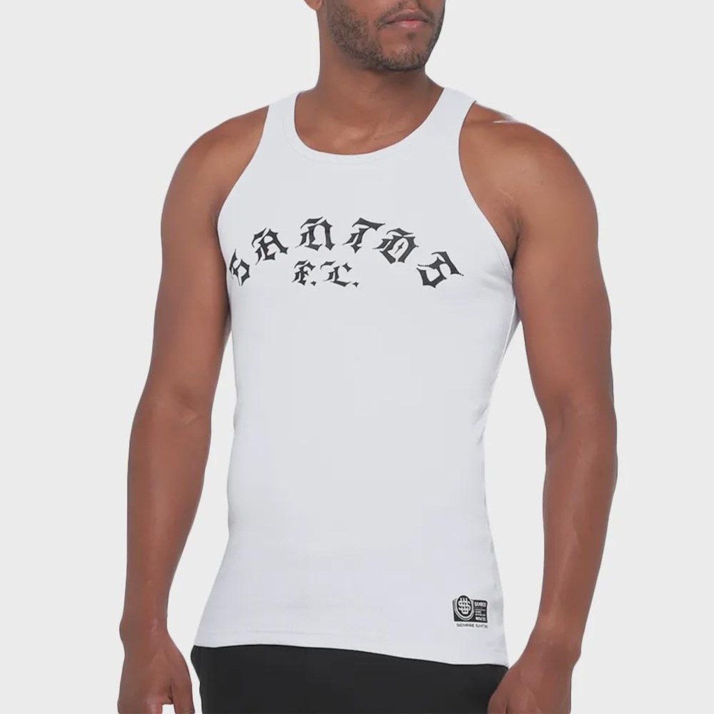 Imagem 1 do produto Camiseta Regata Santos Meu Primeiro Amor Wanted Masculina