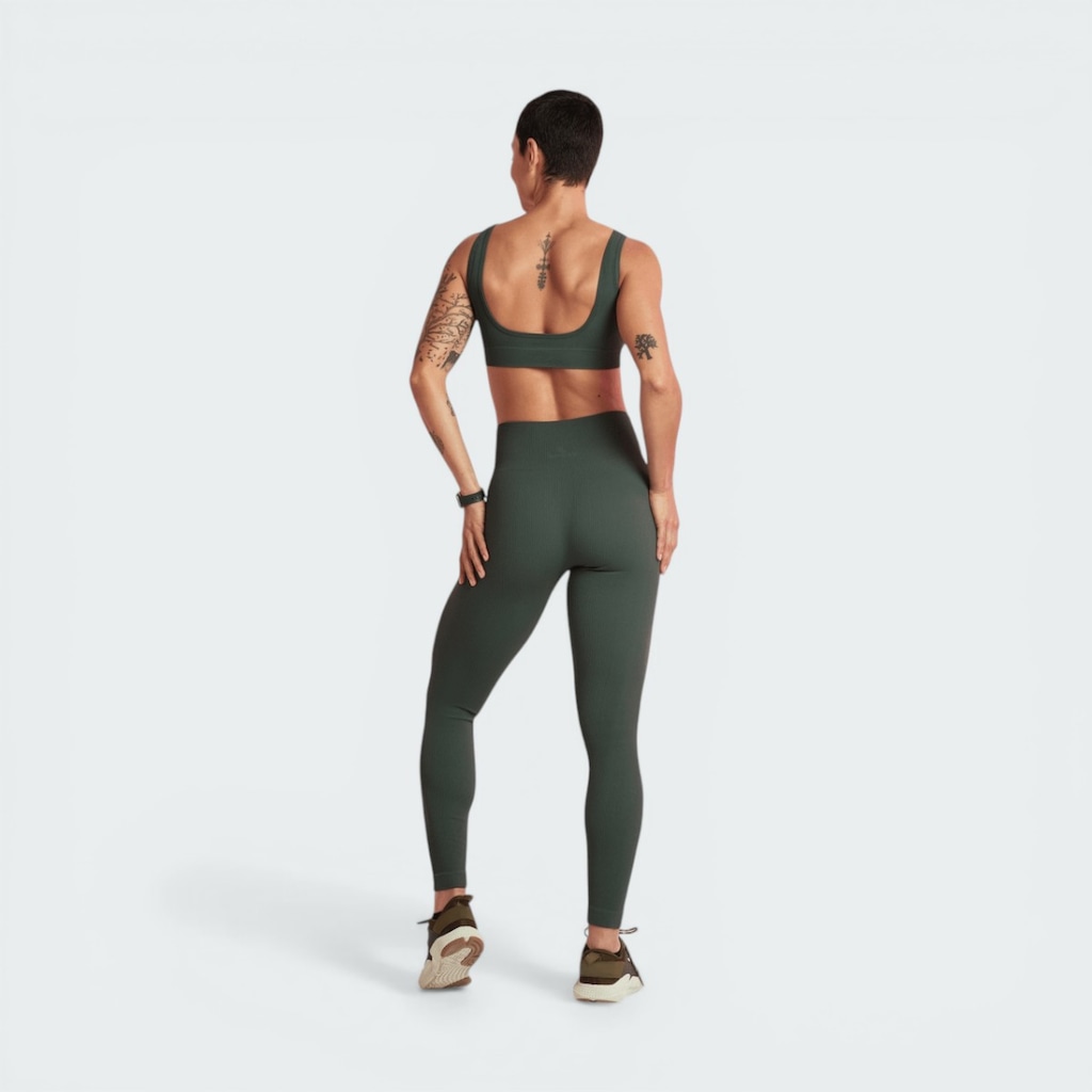Imagem 5 do produto Calça Legging Lupo Sport Basic Canelada Sem Costura Feminina