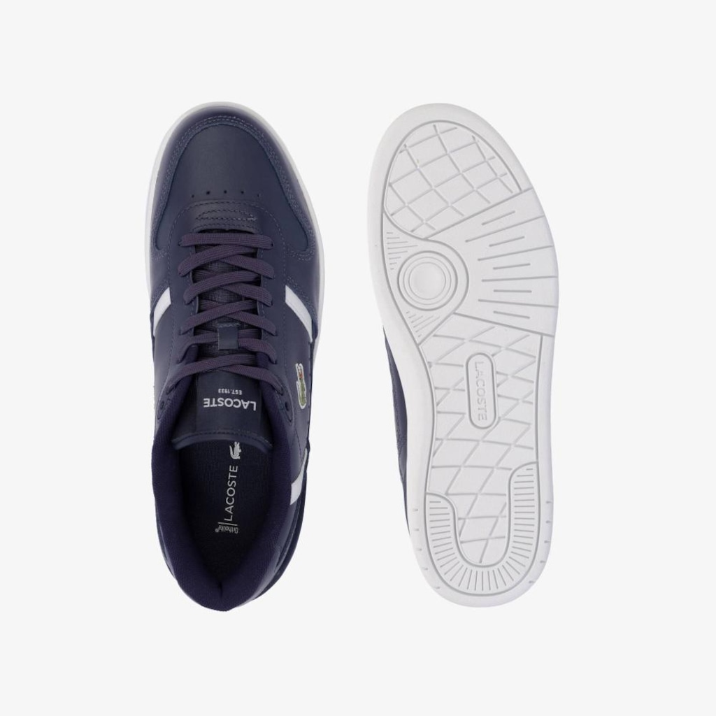 Imagem 4 do produto Tênis Lacoste Masculino T-Clip Set de Couro