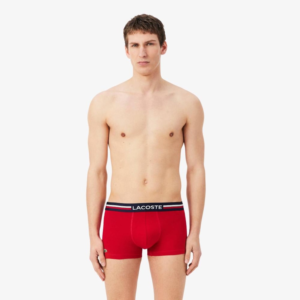 Imagem 1 do produto Cuecas Lacoste Trunk Stretch 3-Pack