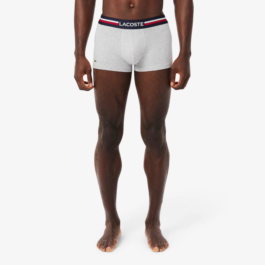 Imagem 4 do produto Cuecas Lacoste Trunk Stretch 3-Pack