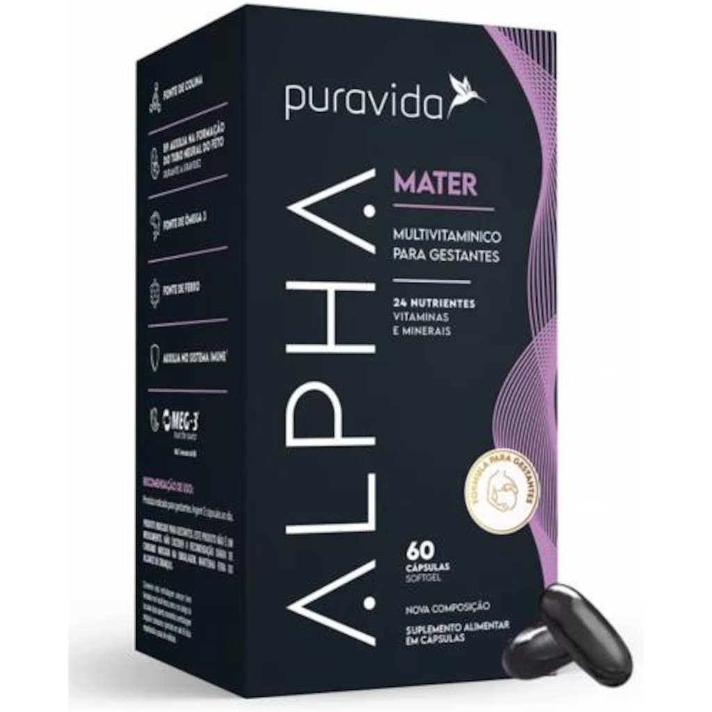 Imagem 1 do produto Alpha Mater (60 Cápsulas) - Pura Vida