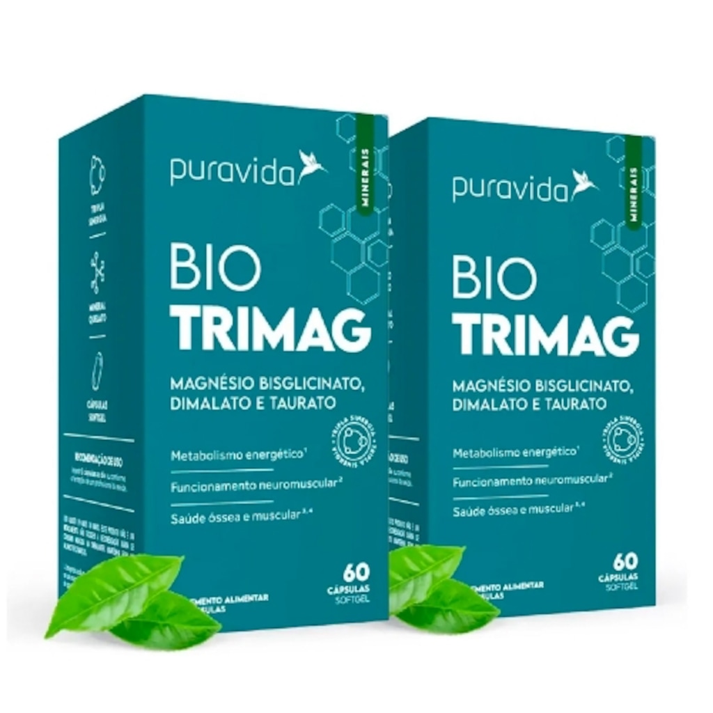 Imagem 1 do produto Kit 2unid Bio Trimag (60 Caps.) - Pura Vida
