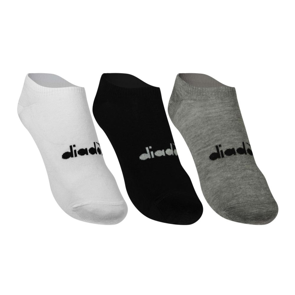 Imagem 1 do produto Kit 3 Meias Diadora Invisíveis 35-38 Feminino