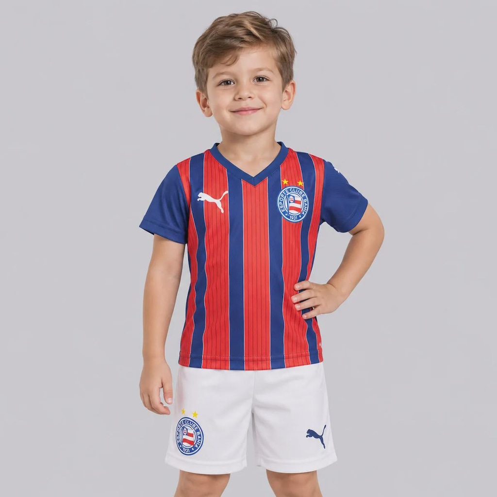 Imagem 1 do produto Kit Bahia II 25/26 Puma Torcedor Infantil