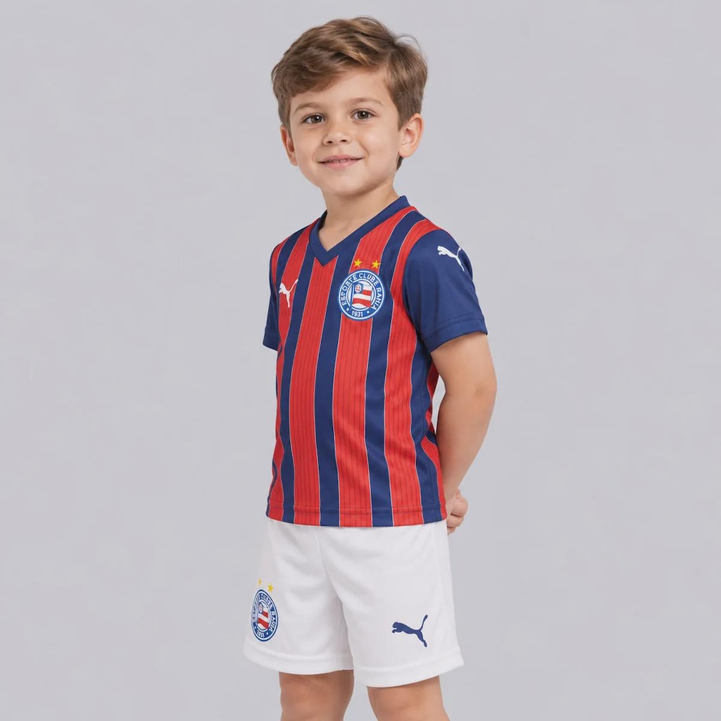 Imagem 2 do produto Kit Bahia II 25/26 Puma Torcedor Infantil