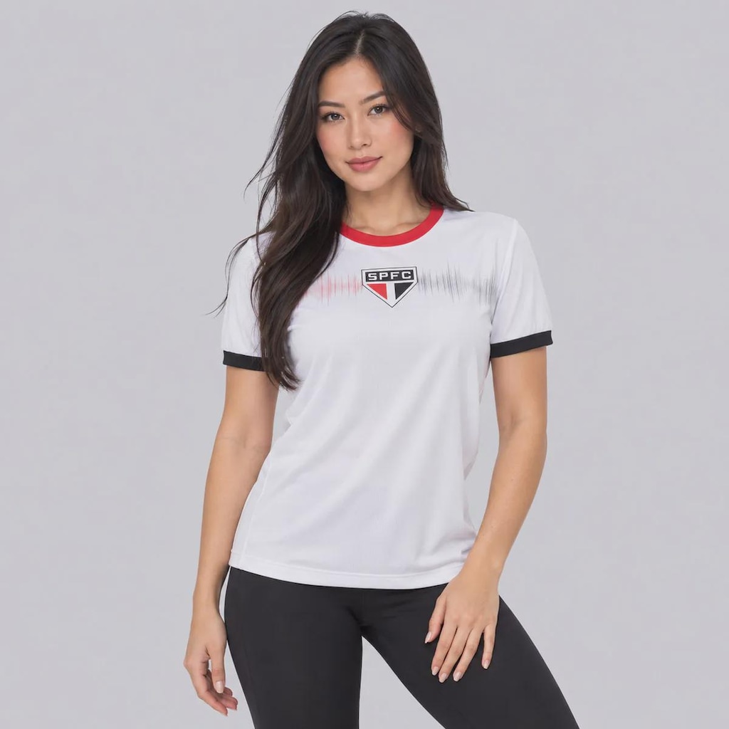 Imagem 1 do produto Camisa do São Paulo Coração Feminina