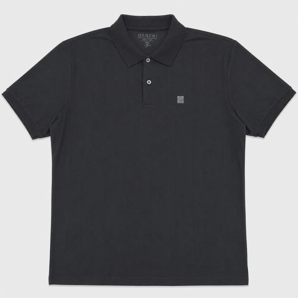 Imagem 3 do produto Camisa Polo Slim Manga Curta Ogochi Masculina