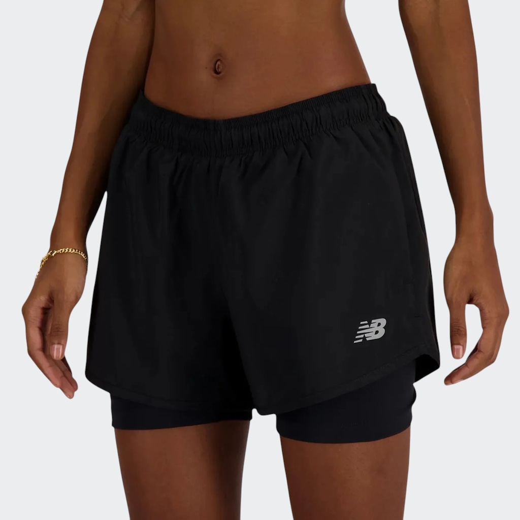 Imagem 4 do produto Shorts de Corrida New Balance Sport Essentials Run Duplo Feminino