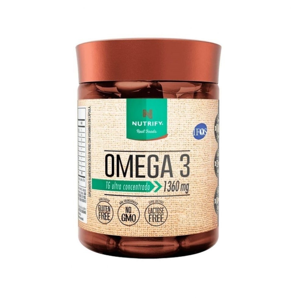 Imagem 1 do produto Ômega 3 NUTRIFY 120 Cápsulas