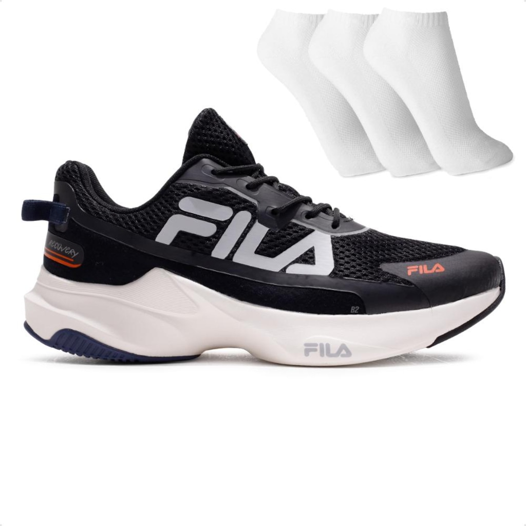 Imagem 1 do produto Tênis Masculino Fila Recovery + 3 Pares de Meias
