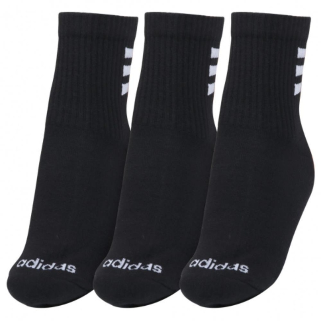 Imagem 3 do produto Kit Meia Masculina Feminina adidas Cano Médio Esporte