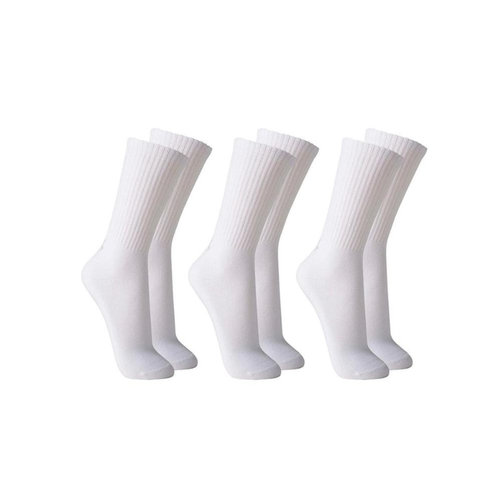 Imagem 1 do produto Kit Meia Lupo Unissex 3 Pares 3292 089 Confortável Macia