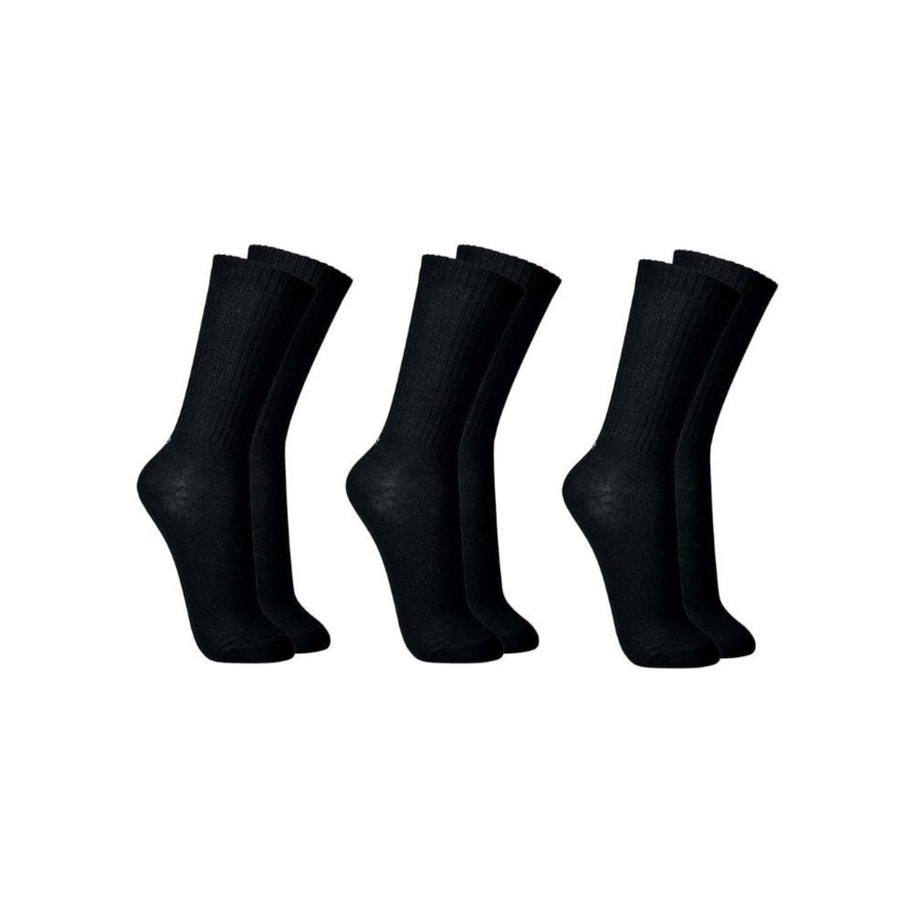 Imagem 1 do produto Kit Meia Lupo Unissex 3 Pares 3292 089 Confortável Macia