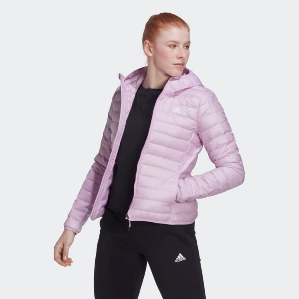 Imagem 3 do produto Jaqueta Feminina adidas Varilite Náilon Zíper Punho Capuz