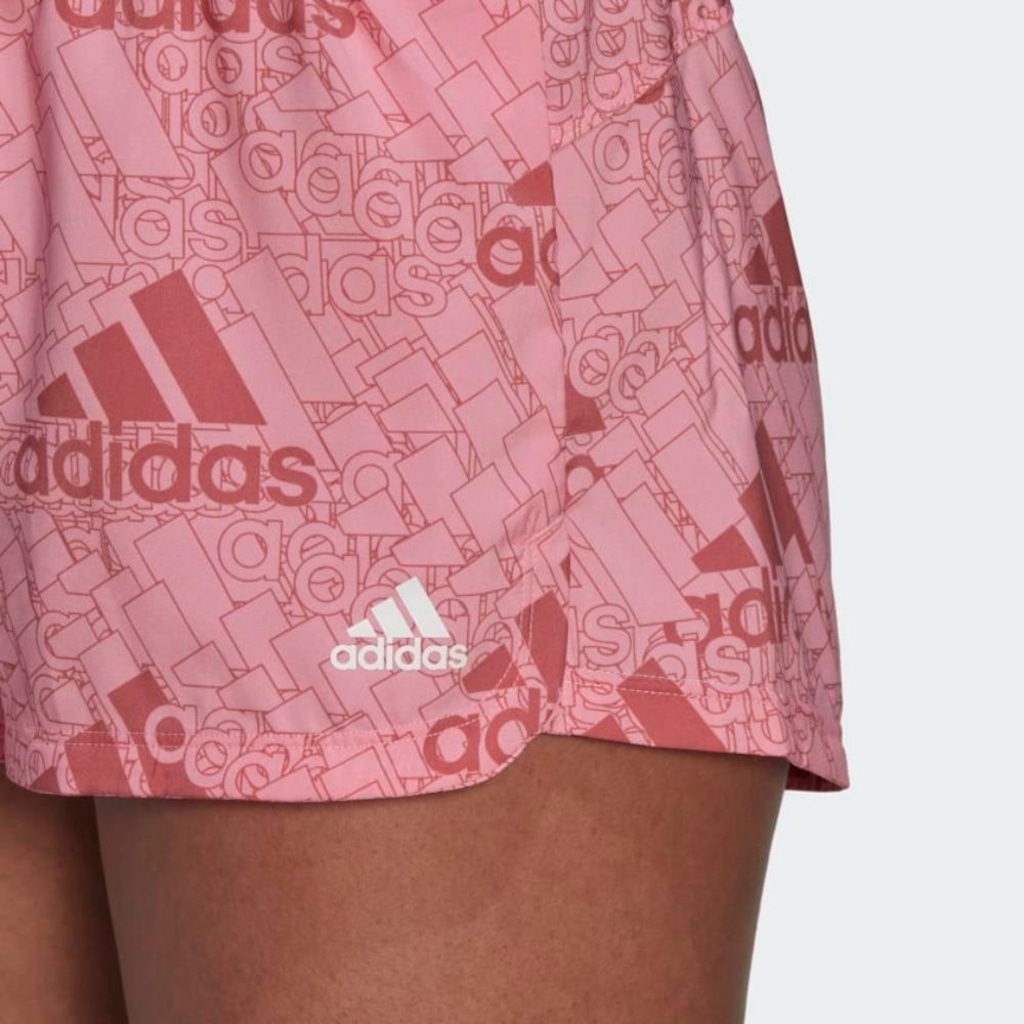 Imagem 2 do produto Short Curto adidas Feminino Logo Confortável Leve Esporte