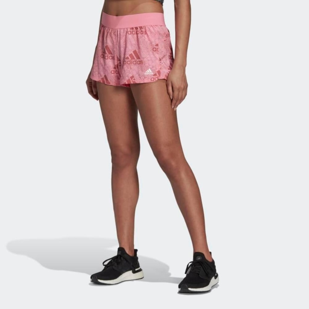 Imagem 4 do produto Short Curto adidas Feminino Logo Confortável Leve Esporte
