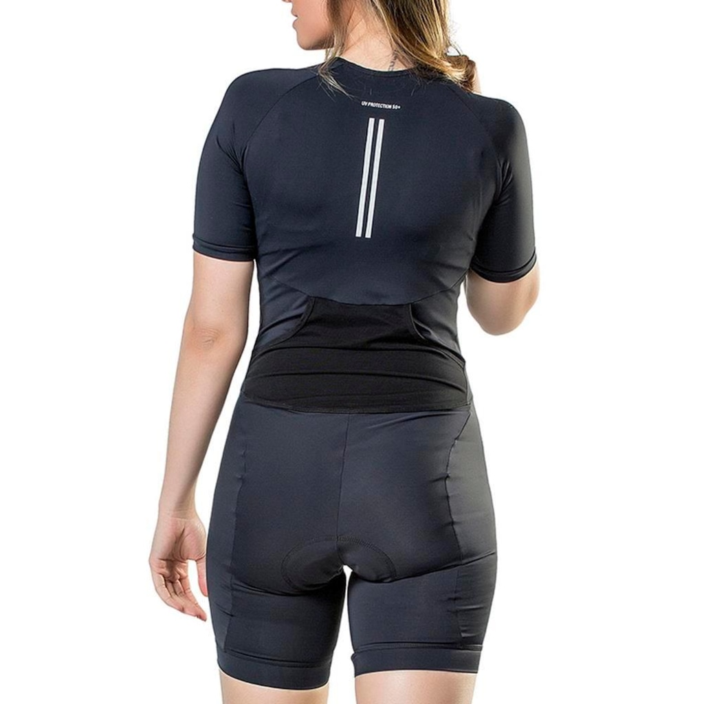 Imagem 2 do produto Macaquinho Ciclista Elite Feminino Bike Esportivo