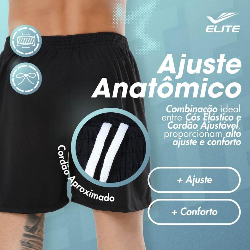 Imagem 5 do produto Short Masculino Elite Running Básico