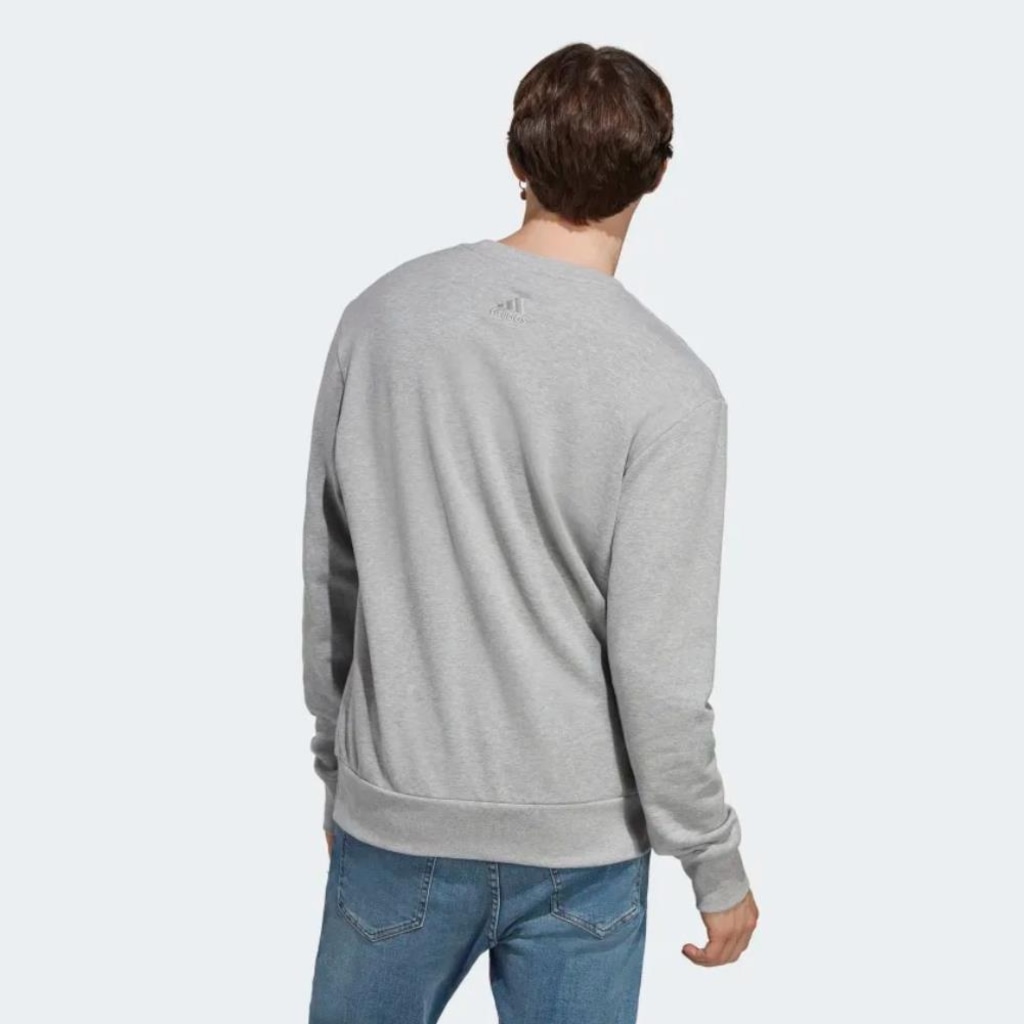 Imagem 3 do produto Moletom adidas Masculino Sem Bolso Big Logo Básico