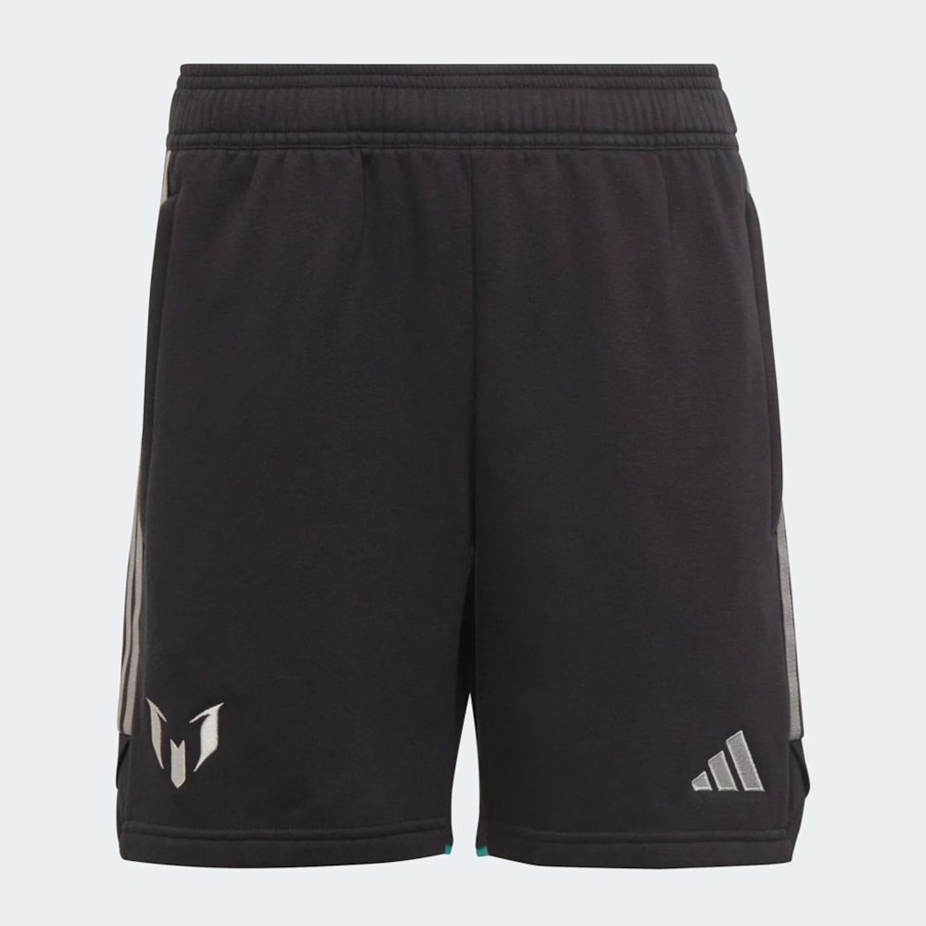 Imagem 1 do produto Bermuda Moletom adidas Masculina Infantil Messi Sport