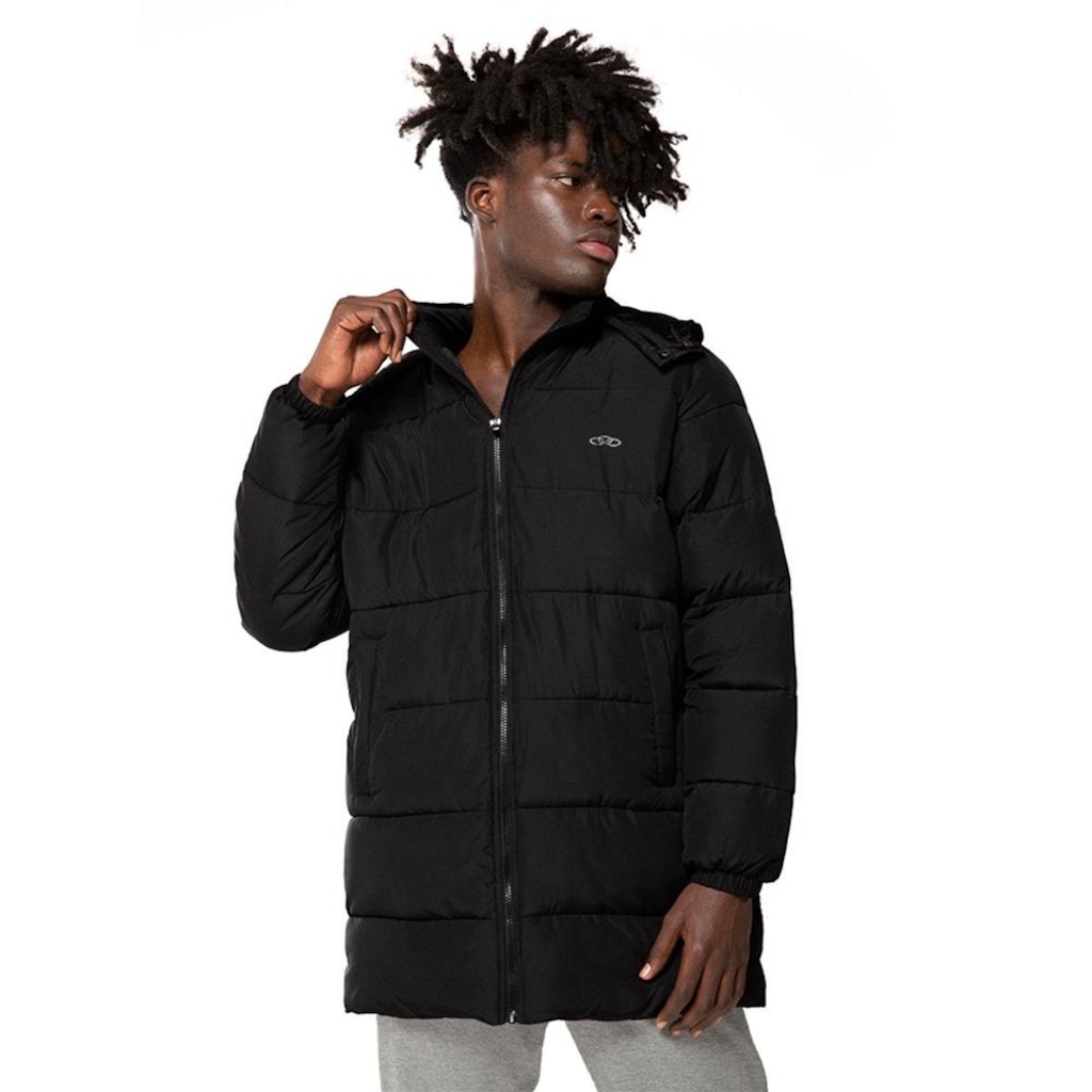 Imagem 1 do produto Casaco Puff Olympikus Masculino Com Bolso E Capuz Running