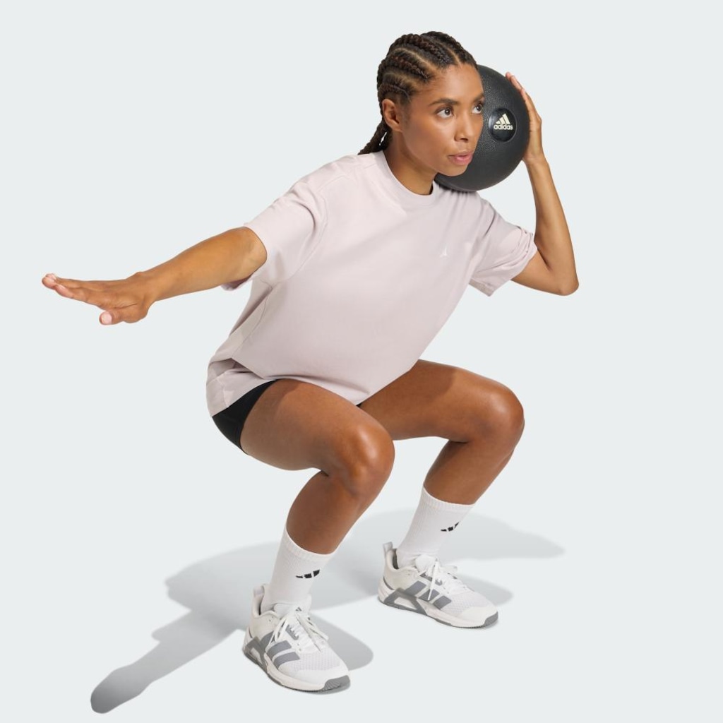Imagem 4 do produto Camiseta Oversized PrimeLift Essentials Workout adidas Feminino