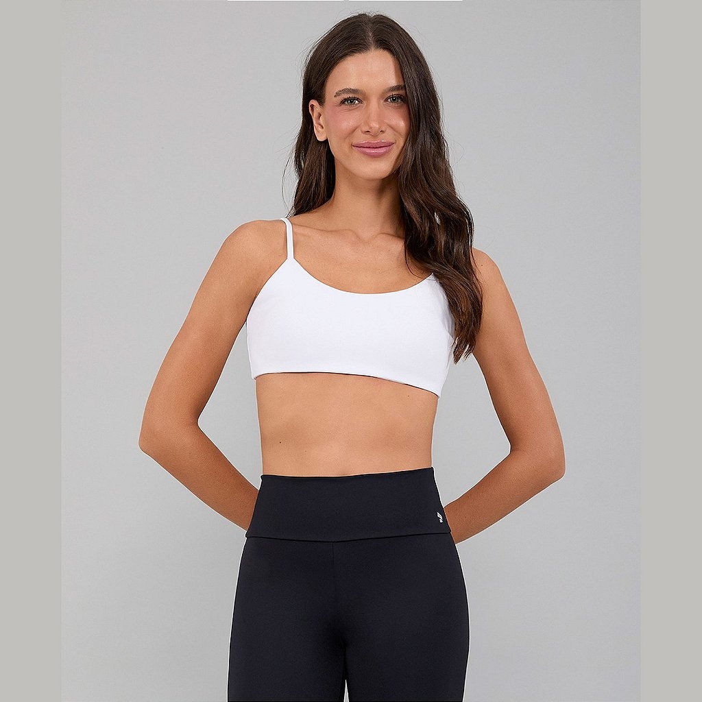 Imagem 3 do produto Top Alto Giro Eterno Liso Costas Decotada Feminino