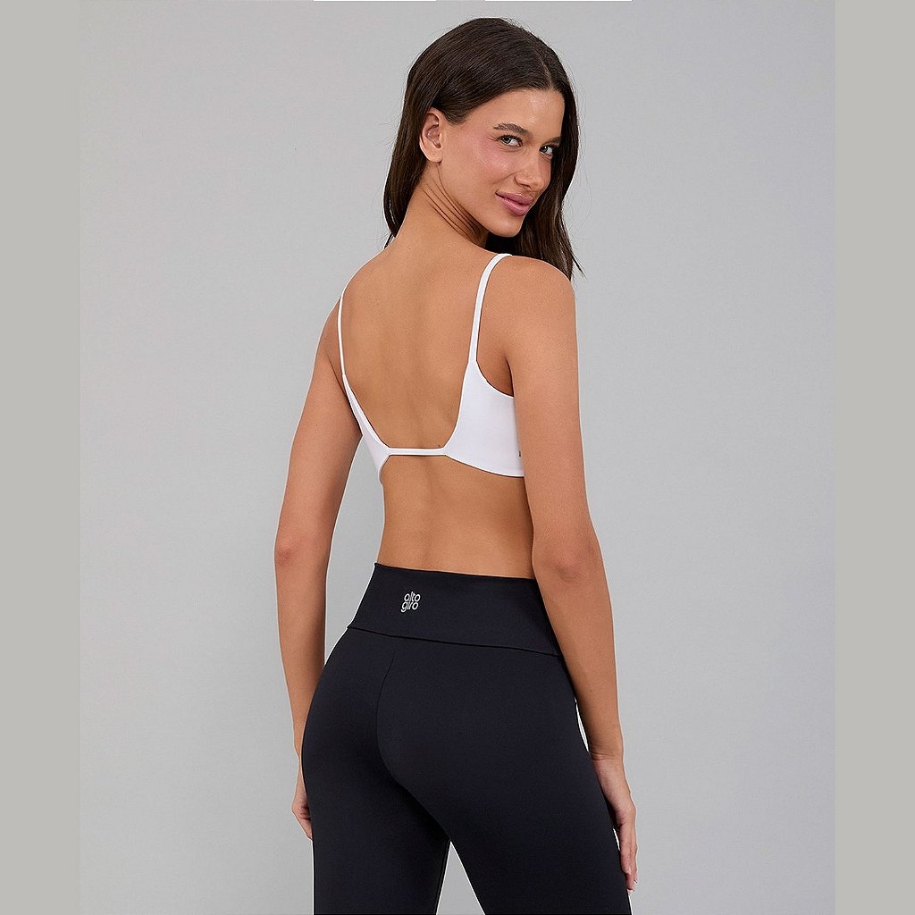 Imagem 4 do produto Top Alto Giro Eterno Liso Costas Decotada Feminino