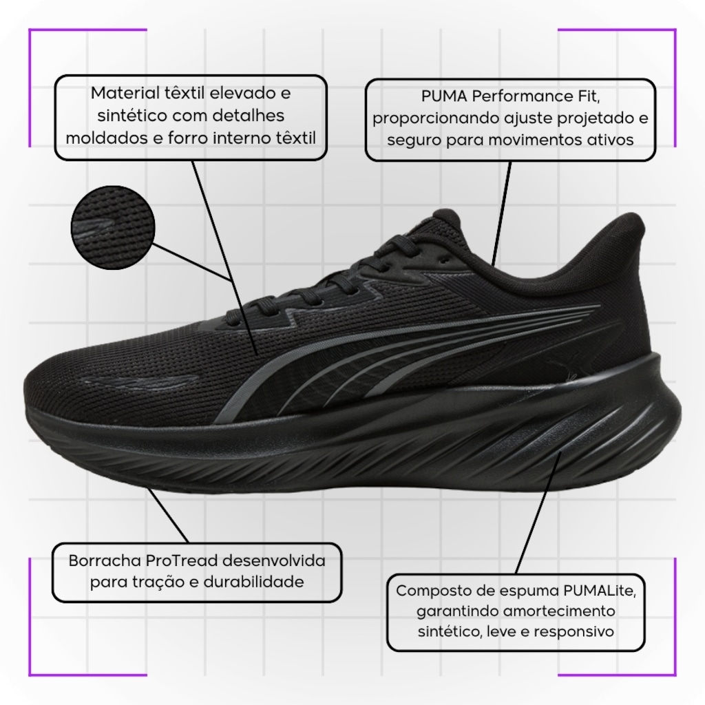 Imagem 3 do produto Tênis de Corrida Puma Pounce Lite 2 - Unissex