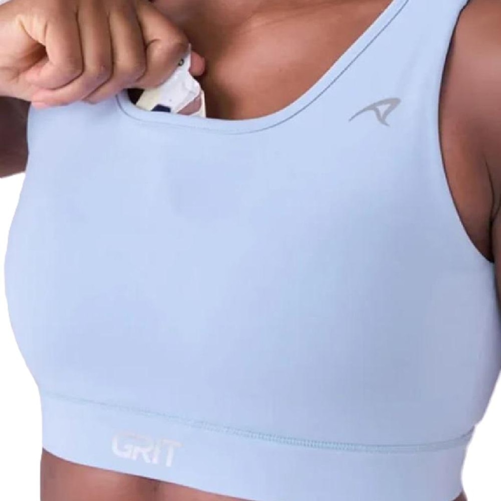 Imagem 2 do produto Top Feminino Authen Grit Com Bojo GRIT