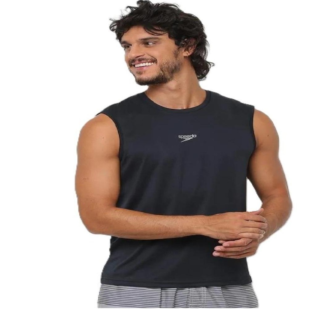 Imagem 1 do produto Camiseta Regata Masculina Speedo Interlock Academia