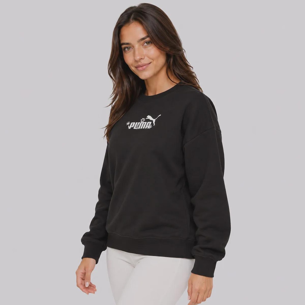 Imagem 3 do produto Blusão de Moletom Puma Ess Nature 2.0 Crew FL Feminino