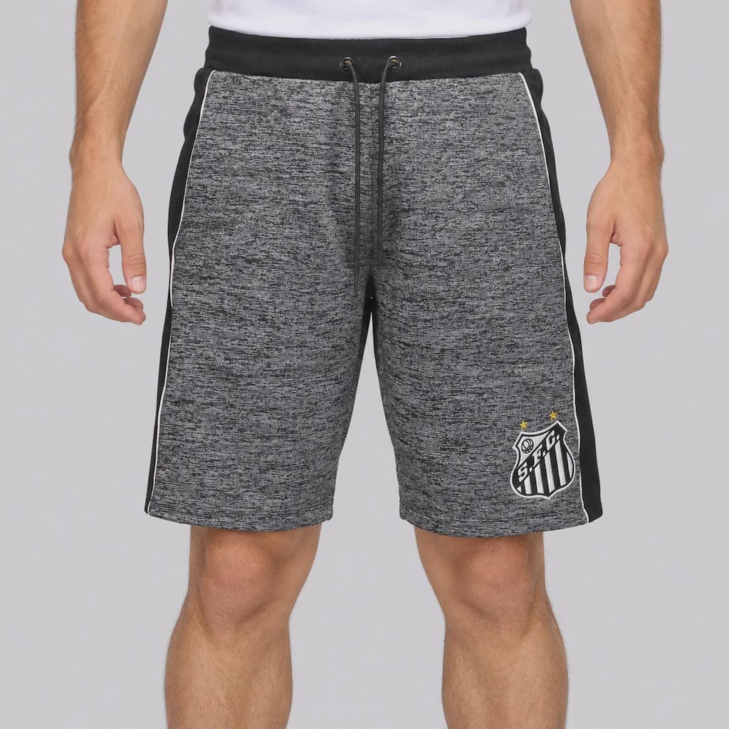 Imagem 1 do produto Bermuda do Santos Moletom Mescla Masculina