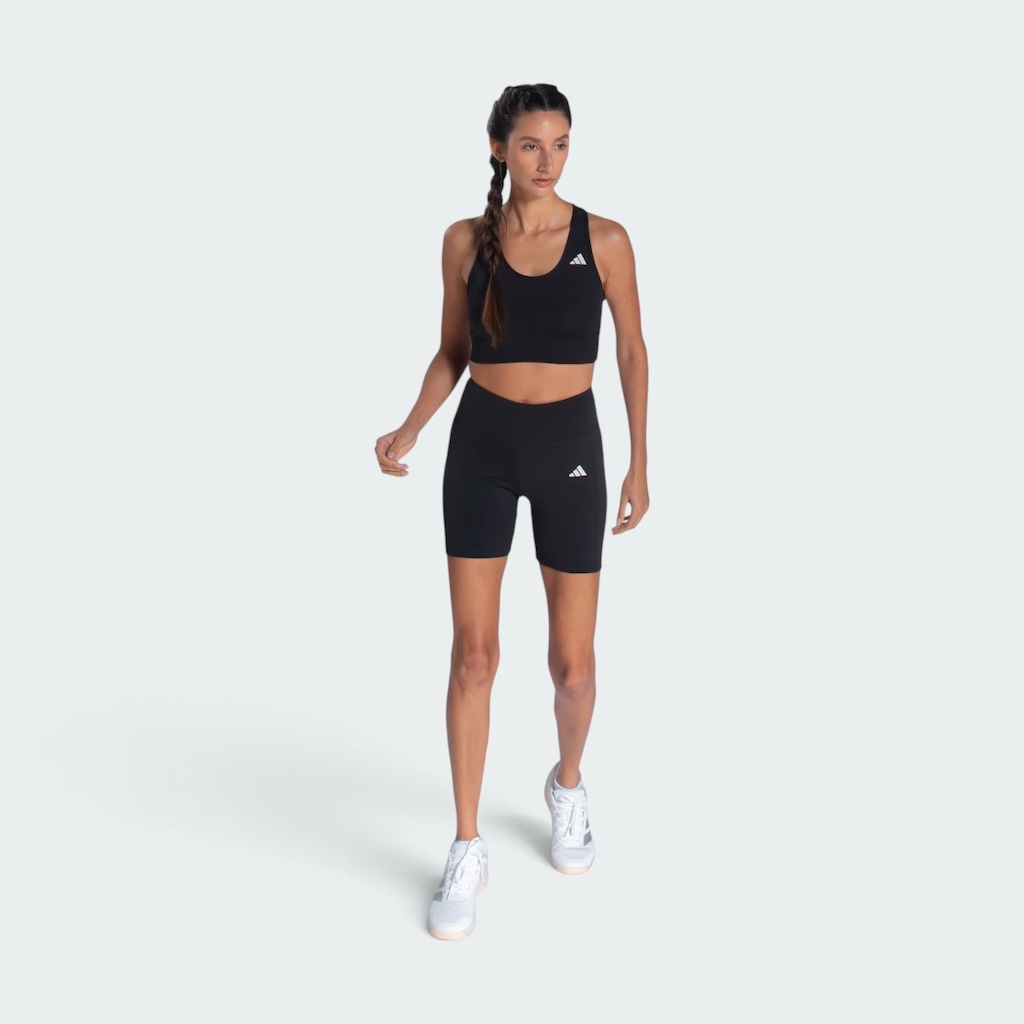 Imagem 3 do produto Shorts Legging adidas Optimé Cintura Alta Poliamida Feminino