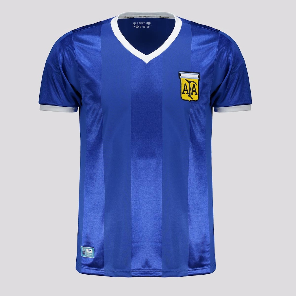 Imagem 1 do produto Camisa Argentina Retrô Copa 1986 Masculina