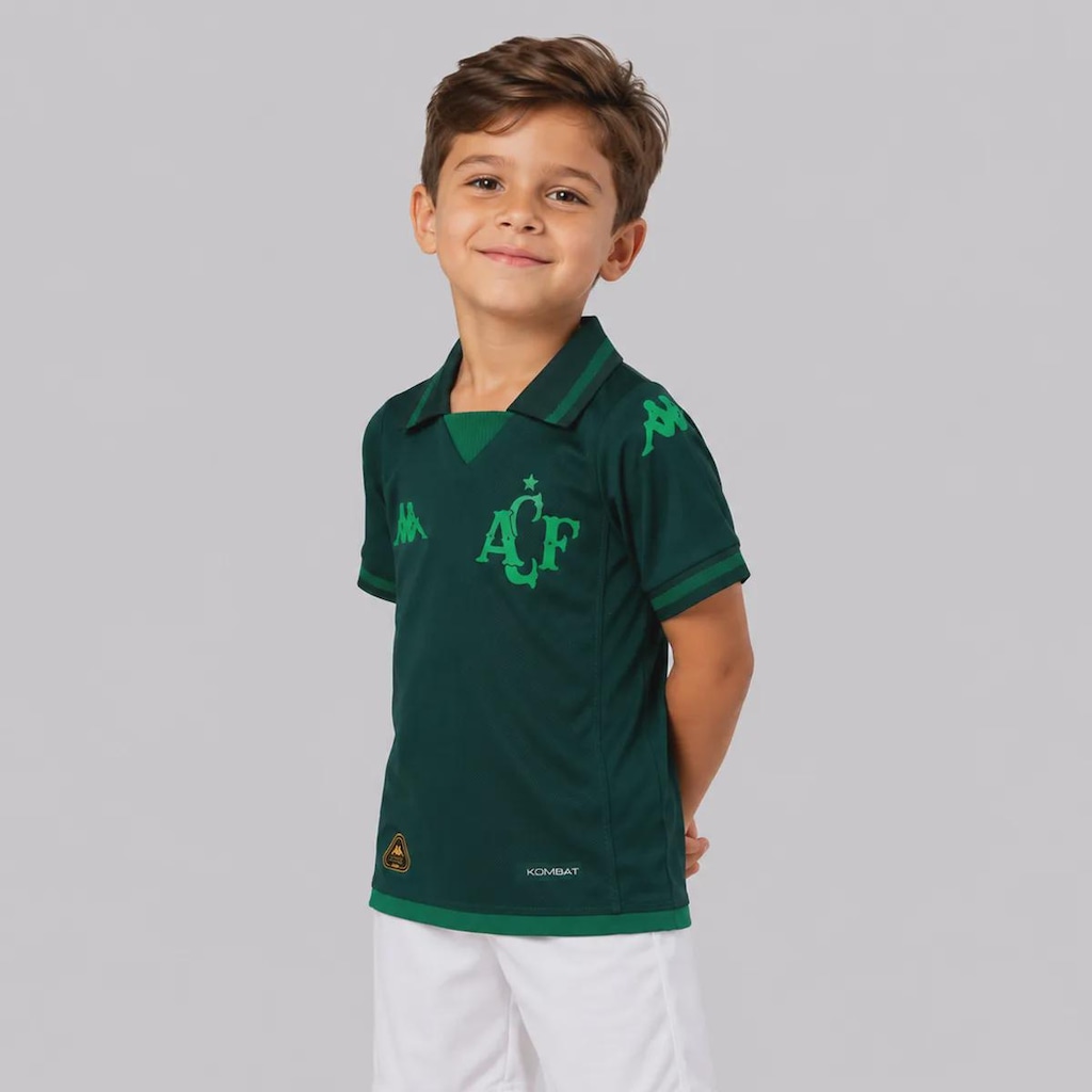 Imagem 2 do produto Camisa da Chapecoense III 25/26 Kappa Infantil