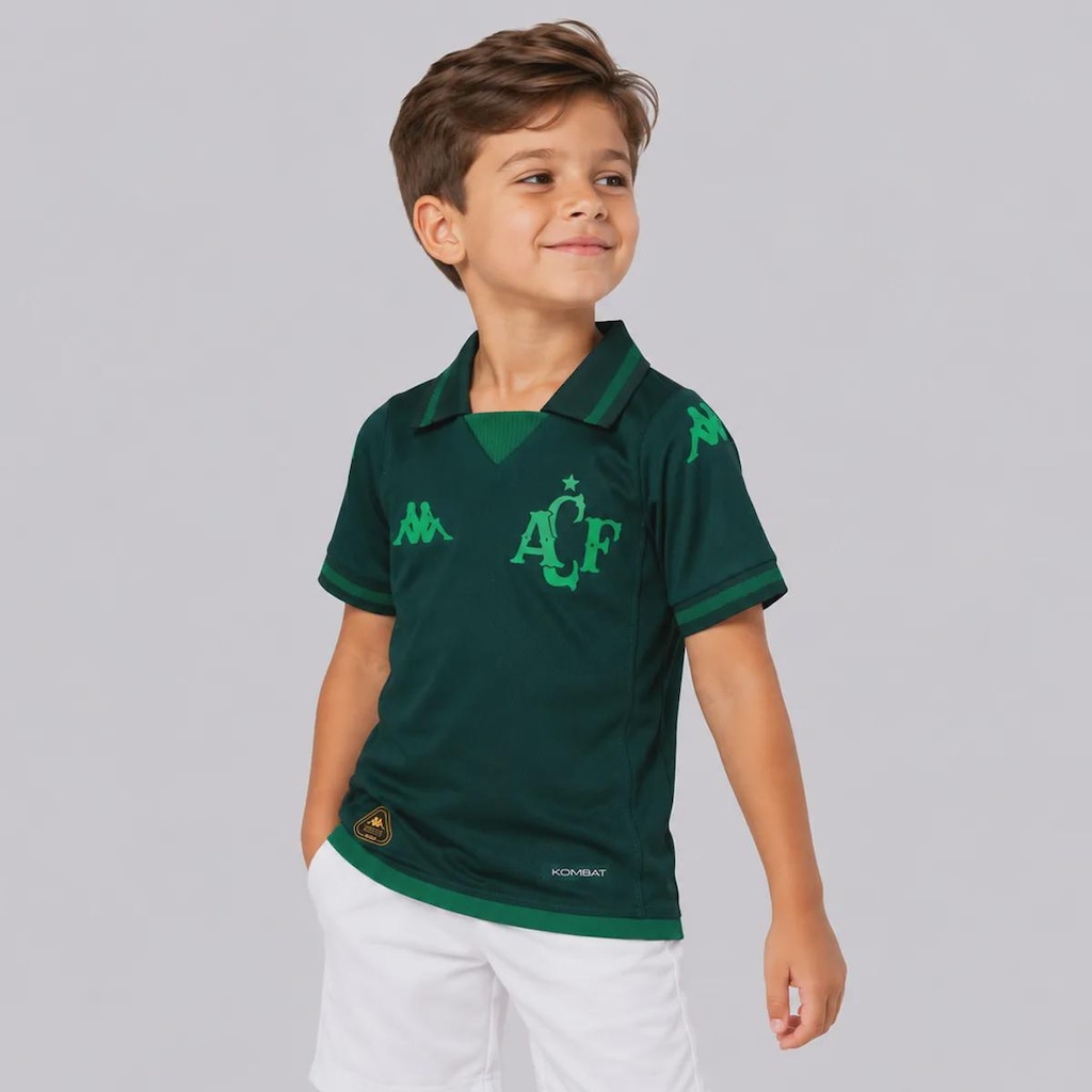 Imagem 3 do produto Camisa da Chapecoense III 25/26 Kappa Infantil