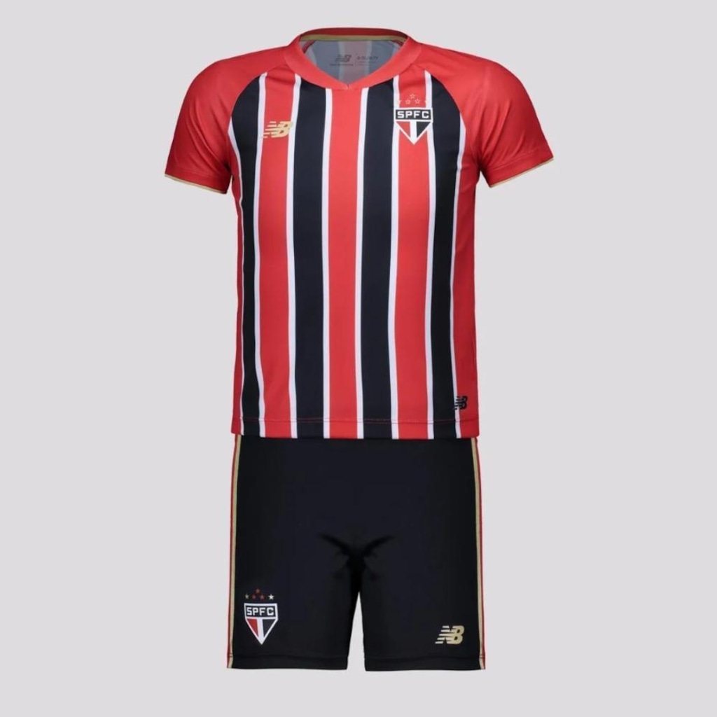 Imagem 1 do produto Kit Uniforme do São Paulo II 2025/26 s/nº New Balance Infantil