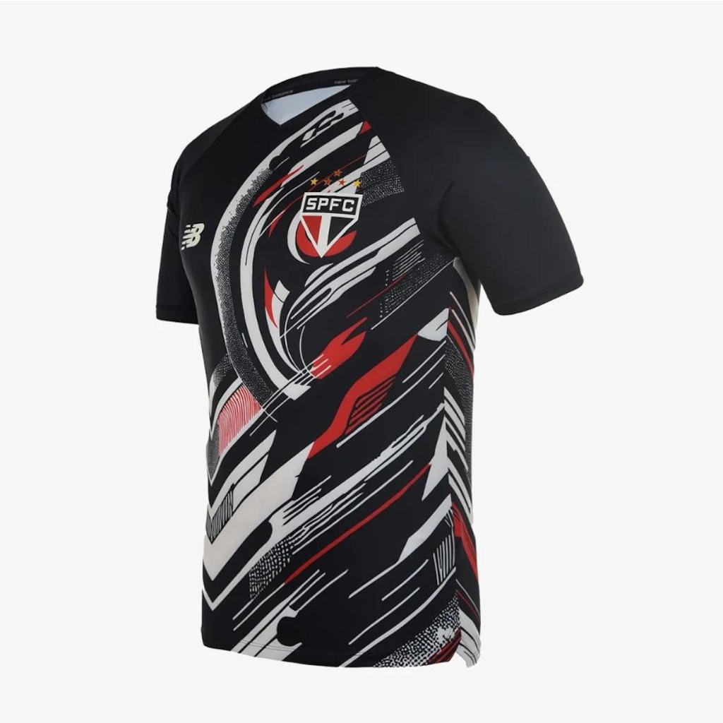 Imagem 2 do produto Camisa do São Paulo 2025/26 s/n° New Balance Pré Jogo Masculina