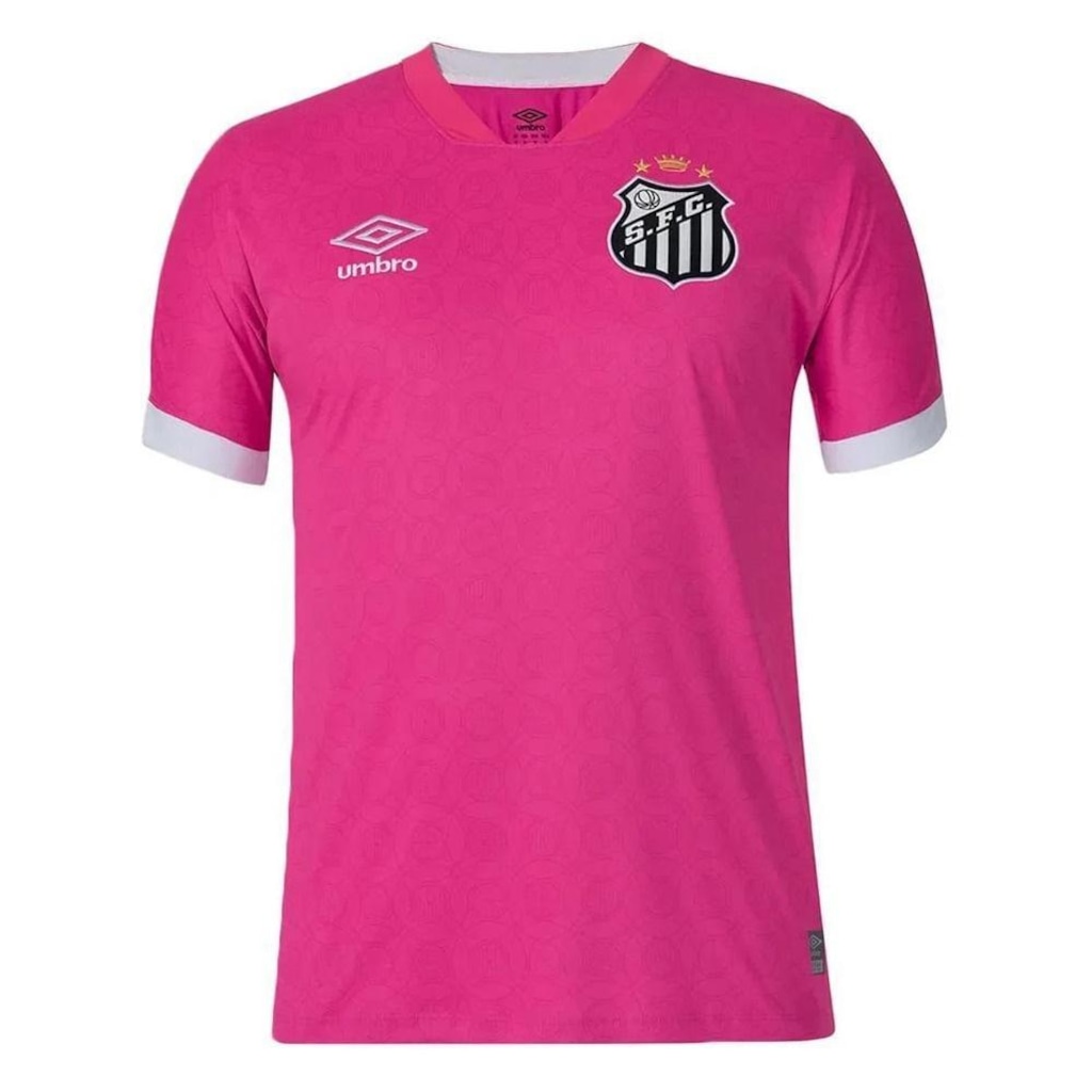 Imagem 1 do produto Camisa do Santos Outubro Rosa 2023/24 Umbro s/nº Masculina