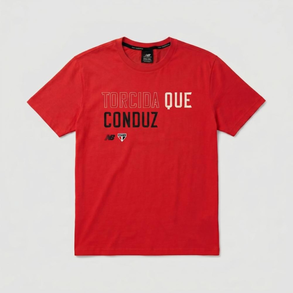 Imagem 1 do produto Camiseta do São Paulo Torcida Que Conduz New Balance Masculina