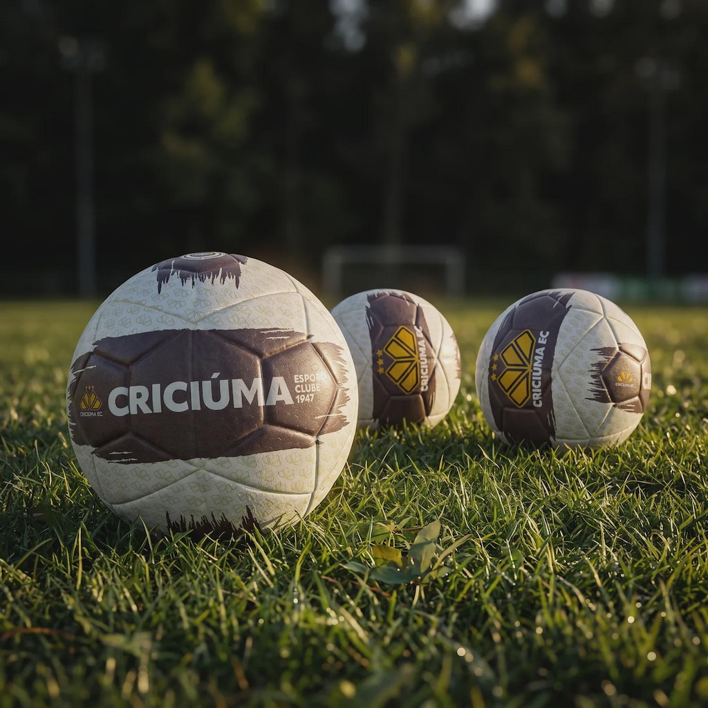 Imagem 3 do produto Mini Bola de Futebol de Campo Criciúma EC Allpha